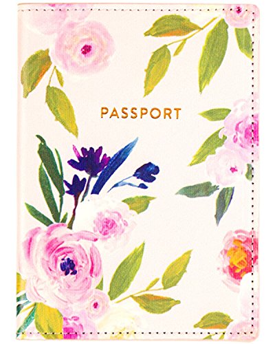 Eccolo Floral Travel Passport Cover Case