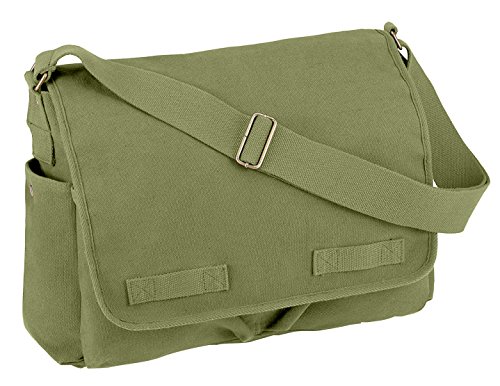 Rothco Canvas Messenger Bag - Ultimate Storage with Multiple Pockets