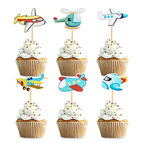 Airplane Cupcake Toppers