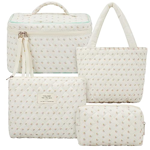 Silkfly 4 Pcs Cosmetic Bags Set