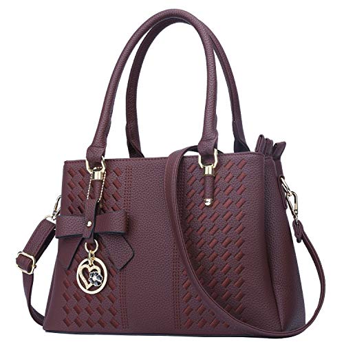 KKXIU Triple Compartment Purses and Handbags for Women