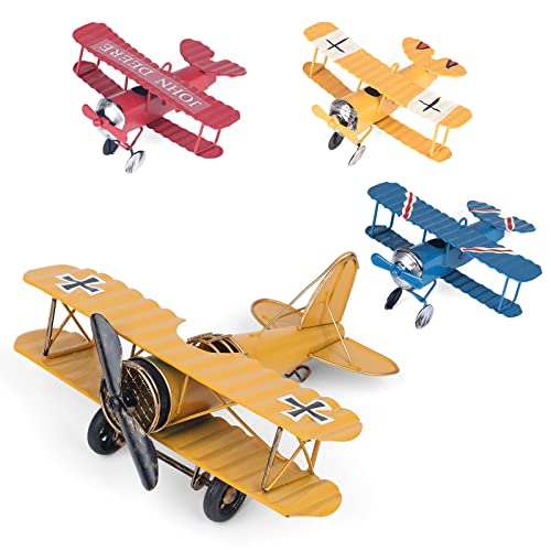 PHIROWN Vintage Metal Plane Models