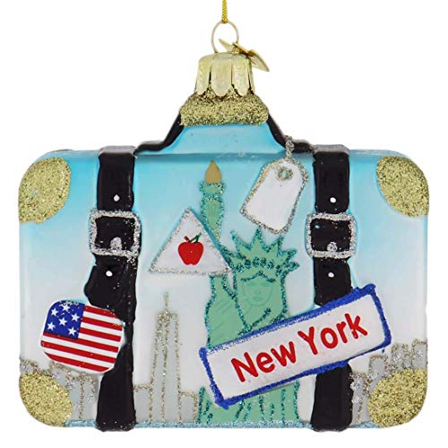 Noble Gems New York Suitcase Ornament