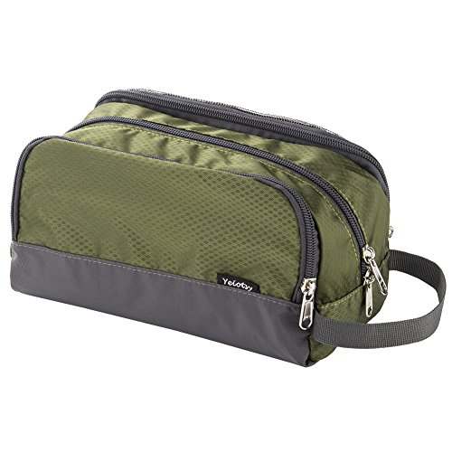 Yeiotsy Army Green Toiletry Bag