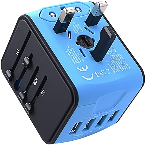 Worldwide Travel Adapter with 4 USB