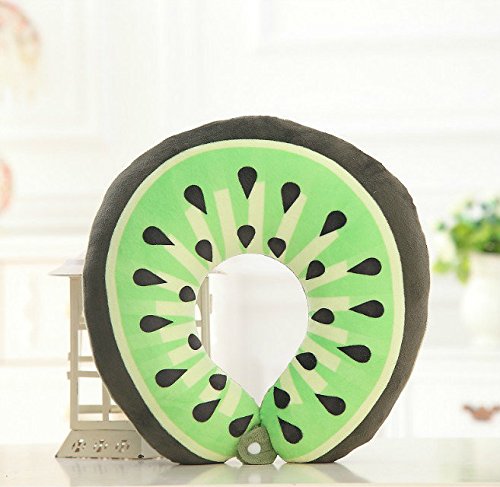 Hivel Fruit Style U Shape Travel Neck Pillow - Kiwi