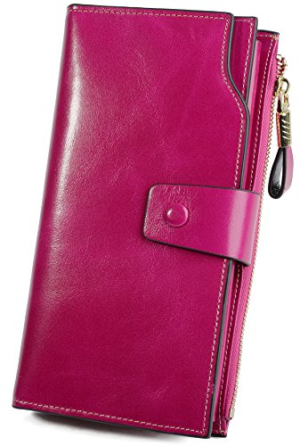 RFID Blocking Leather Wallet with Multi Card Holder