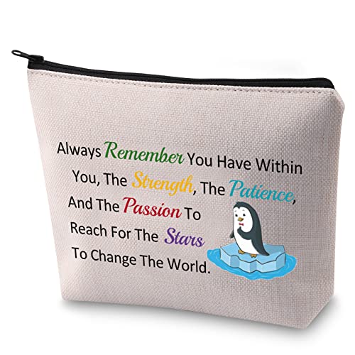 LELVO Penguin Lovers Gifts Makeup Bag