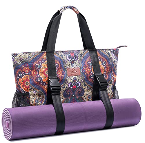Heathyoga Yoga Mat Bag with Large Mat Carrier Pocket