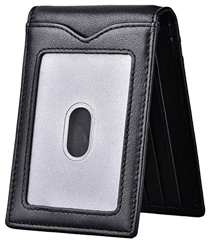 kinzd Slim Wallet with Money Clip