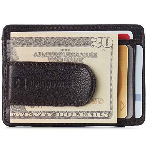 Alpine Swiss Dermot Money Clip Wallet