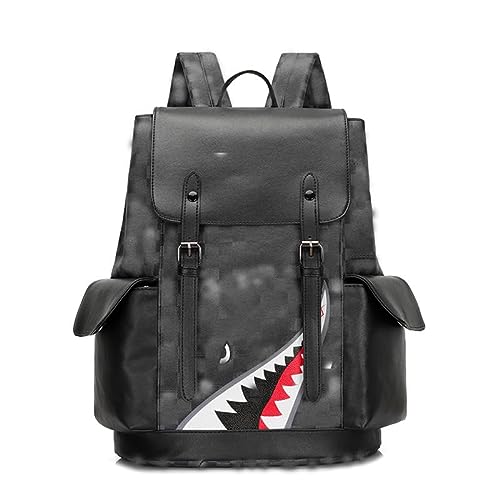 School Bag College Leather Backpack
