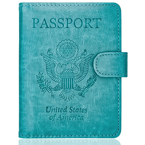 WALNEW RFID Passport Travel Wallet