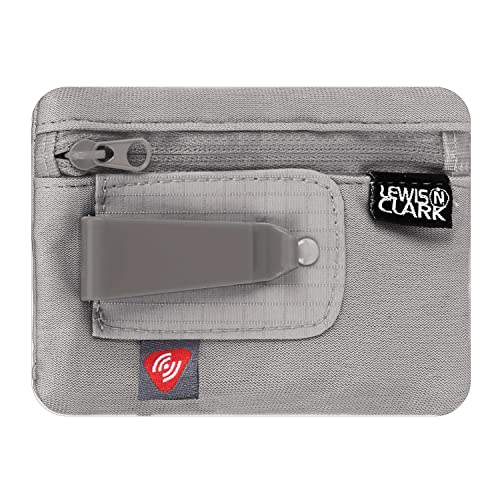 Lewis N Clarks Porta Documenti Antifurto RFID Con Cordino – Nero – Proteggi I Tuoi Dati
