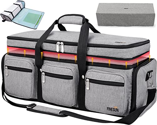 FINESUN Detachable Double Layer Die-Cut Machine Carrying Case