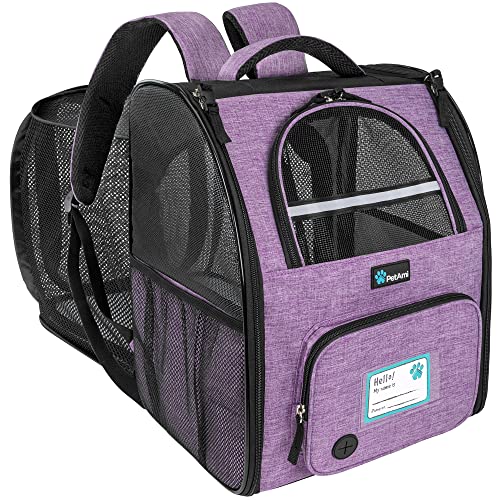 PetAmi Expandable Dog Cat Backpack Carrier