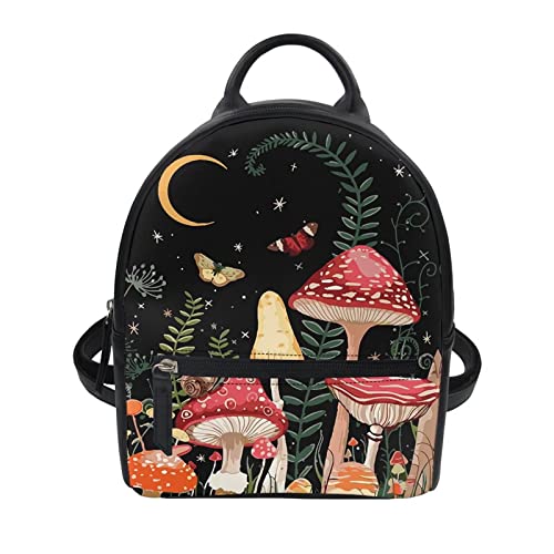 Mushroom Mini Backpack Purse