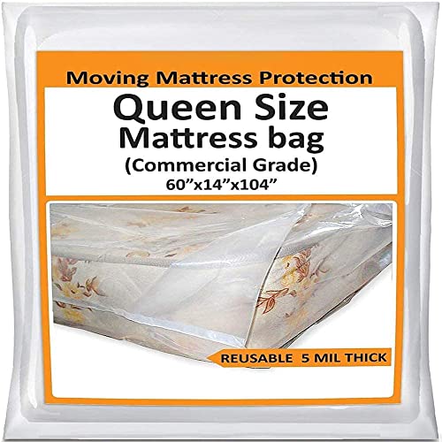 Moving Queen Mattress Bags - Heavy-Duty Storage Protector