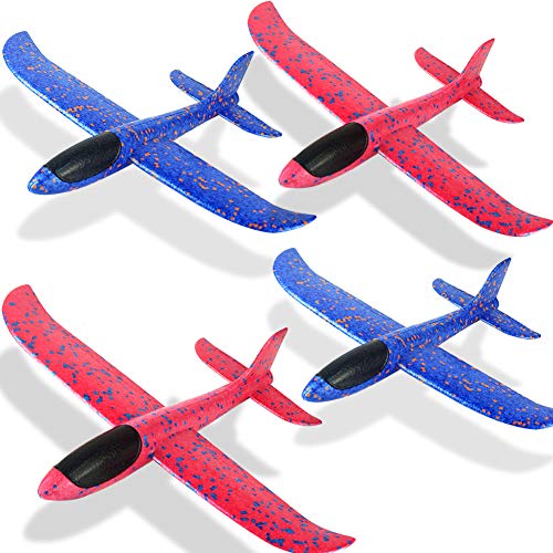 Foam Airplane Toys for Kids - 3 Flight Modes, Outdoor Sport Games