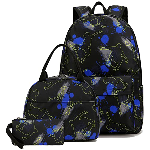 Pawsky Skateboard Backpack Set