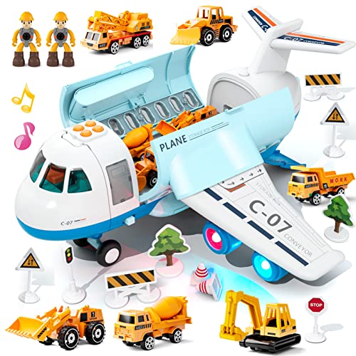 Transport Cargo Airplane Toy Set