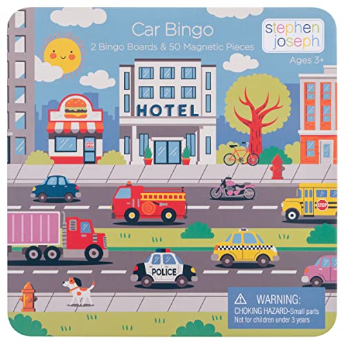 Stephen Joseph Car Bingo: Fun Travel Game for Family Vacations
