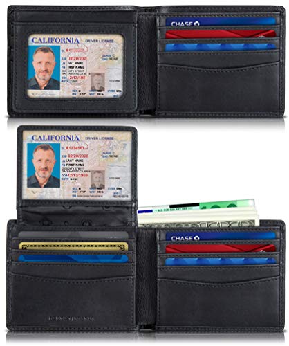 SERMAN BRANDS RFID Blocking Leather Wallet