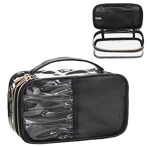 Relavel Clear Dual-Layer Makeup Bag