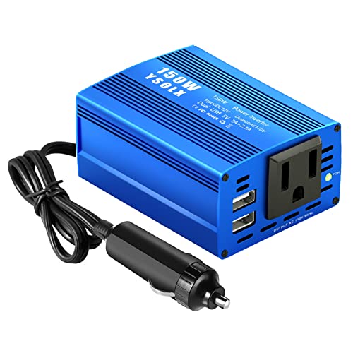 150W Car Power Inverter with Dual USB Car Charger Adapter 150W Car Power Inverter with Dual USB Car Charger Adapter