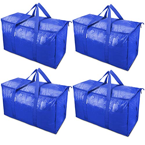 TICONN Moving Bags with Zippers & Carrying Handles