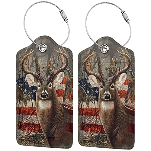 Bihoa Deer Luggage Tag 2 Pack