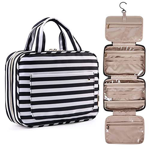 BAGSMART Toiletry Bag Travel Organizer with Hanging Hook