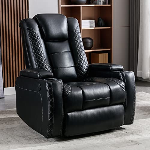 Power Recliner Chair with USB Ports and Reclining Function