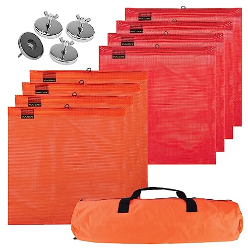 VULCAN Heavy Duty Magnet Kit with Flags and Storage Bag