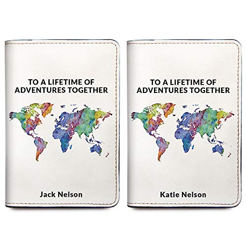 Personalized Passport Holder with RFID Cover