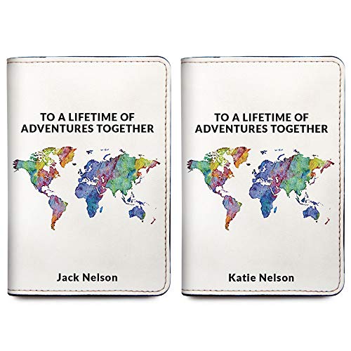 Personalized Passport Holder with RFID Cover