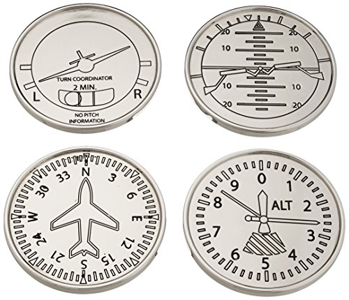 GODINGER SILVER ART Airplane Coasters GODINGER SILVER ART Airplane Coasters