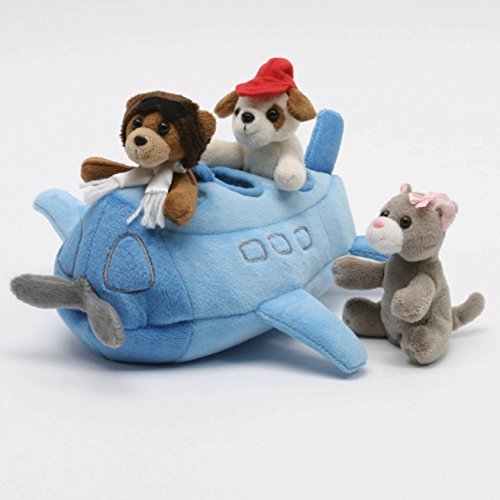 Adorable Airplane House with Finger Puppets - Fun Toy for Kids