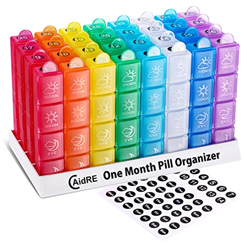 CAidRE Monthly Pill Organizer