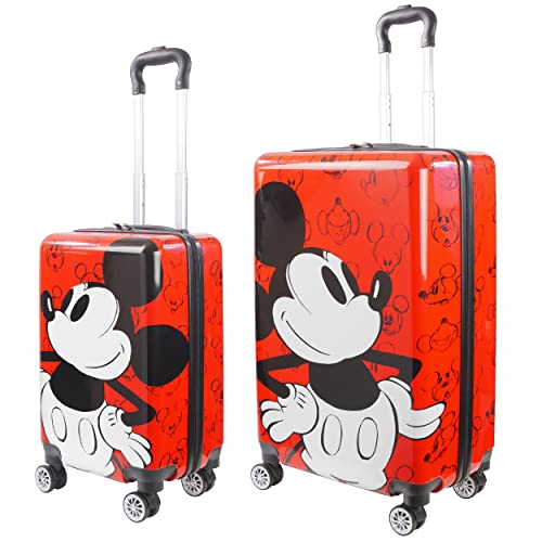FUL Disney Mickey Mouse Rolling Luggage Set
