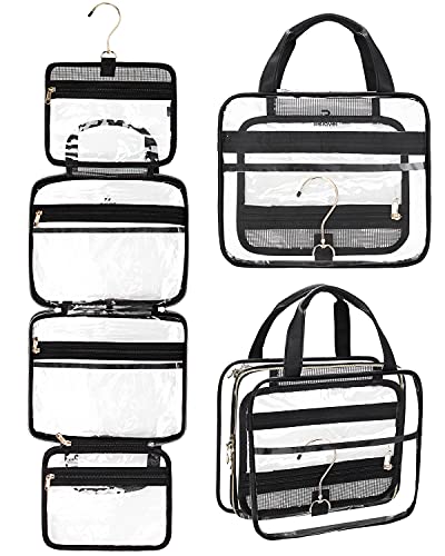 Clear Hanging Toiletry Bag for Travel