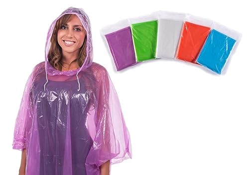 Clear Harbour Emergency Disposable Rain Poncho Pack