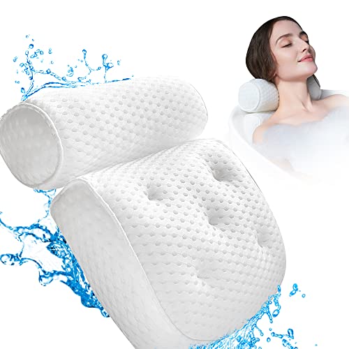 Bathtub Pillow for Neck and Back Support