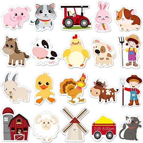 Boao Farm Animals Window Clings Decals Stickers