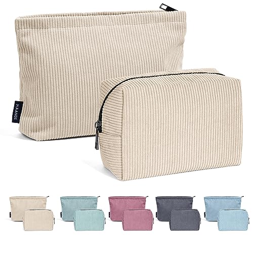 MAANGE Corduroy Travel Makeup Bag