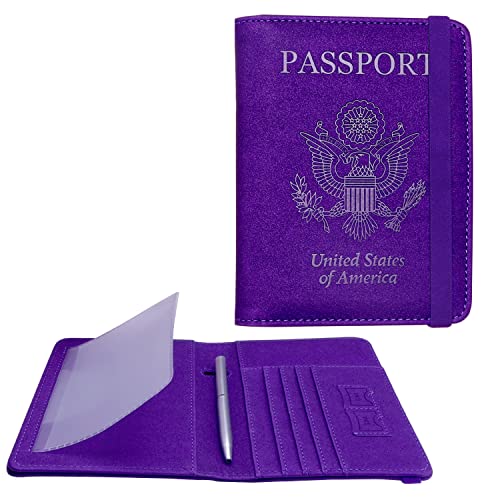 WALNEW RFID Blocking Passport Wallet