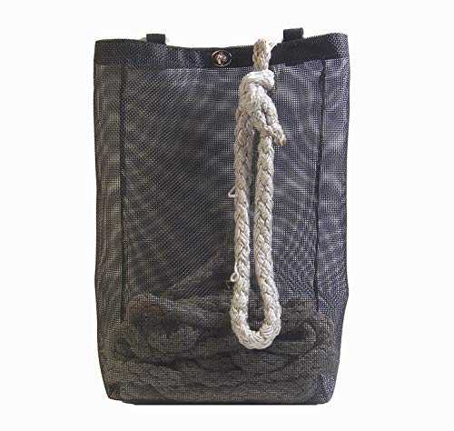 Black Mesh Rope Bag