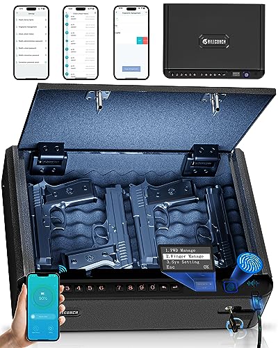 Smart Gun Safe - Biometric Gun Safe for Pistols