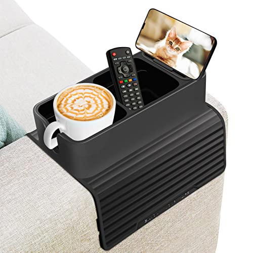 Couch Cup Holder with Phone Holder
