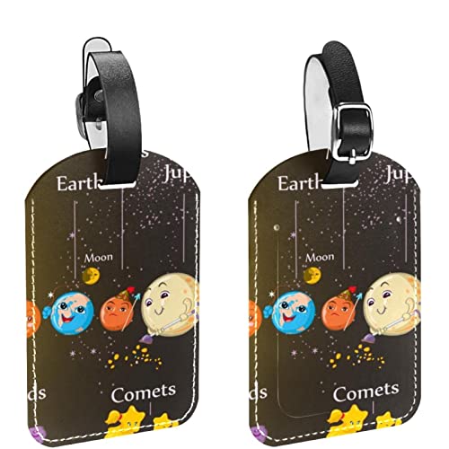 Solar System Travel Bag Labels Suitcase Luggage Tags